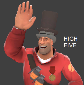 Tf2 Demo soldier high five